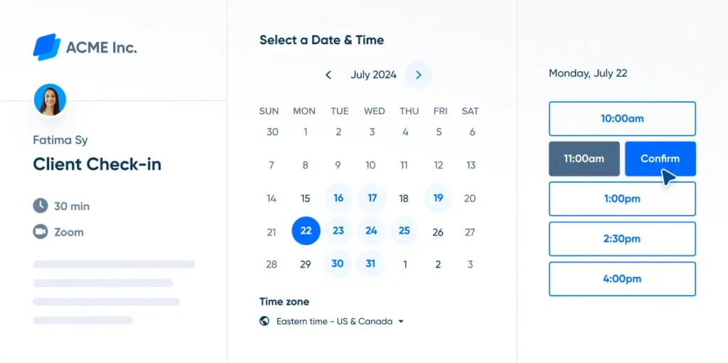 Calendly dashbaord( Credit-calendly)
