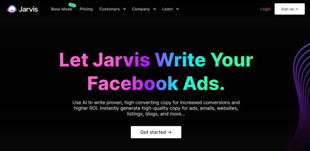 Jarvis-AKA-Conversion-AI-landing-page