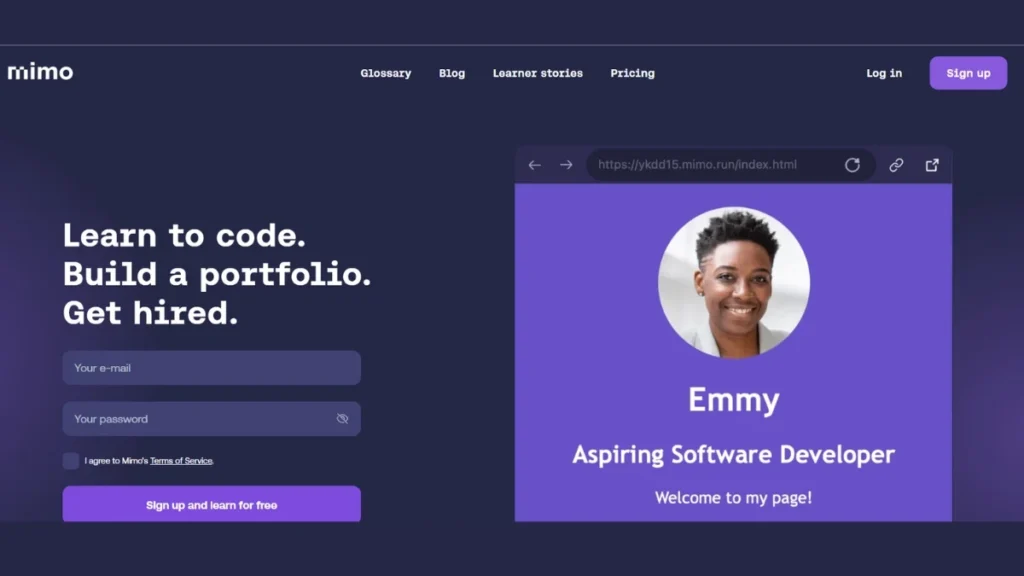 Mimo learn to code Ai tool For Coding ( Credit Mimo)